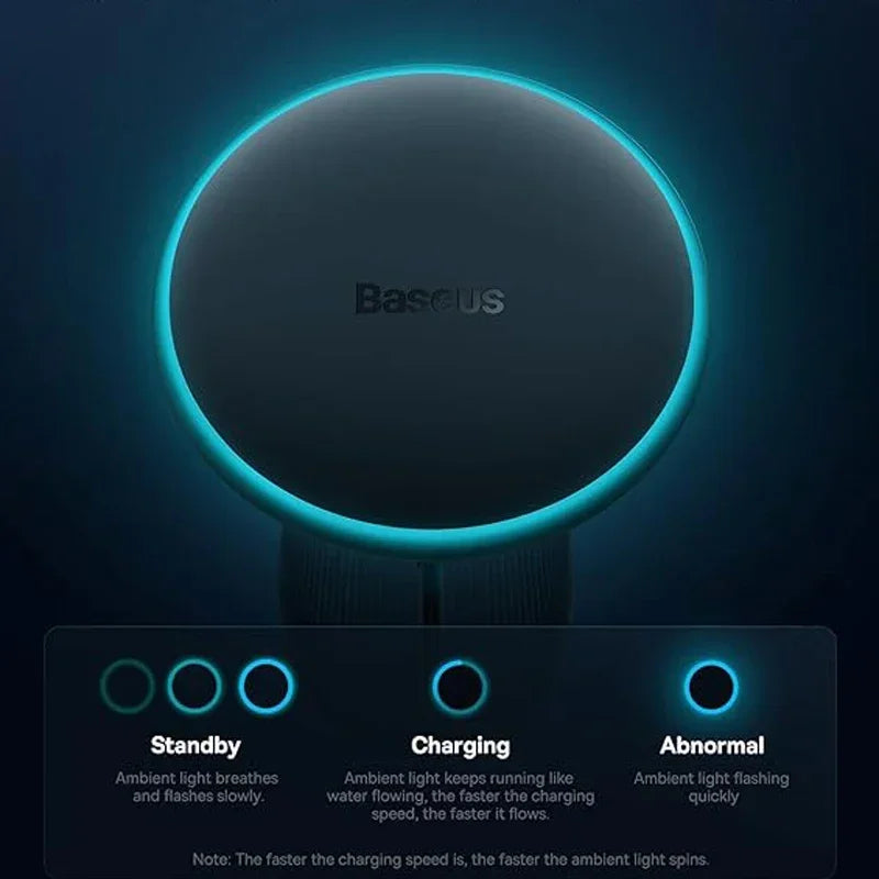 Baseus Magnetic Wireless Charger Car Phone Holder