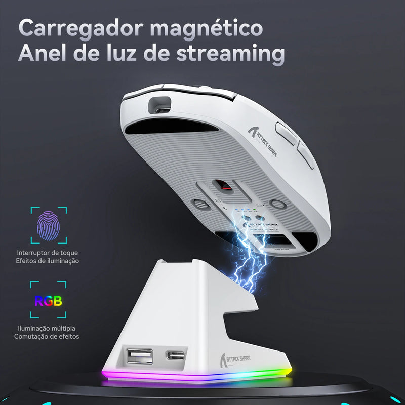 Attack Shark X6 Wireless Ergonomic Gaming Mouse