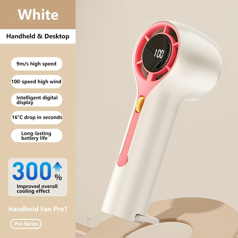 Ventilador de Mão Bateria 3 EM 1