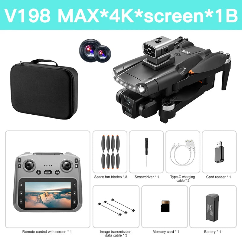 Xiaomi Mijia V198 MAX GPS Drone 8K Profesional HD Camera