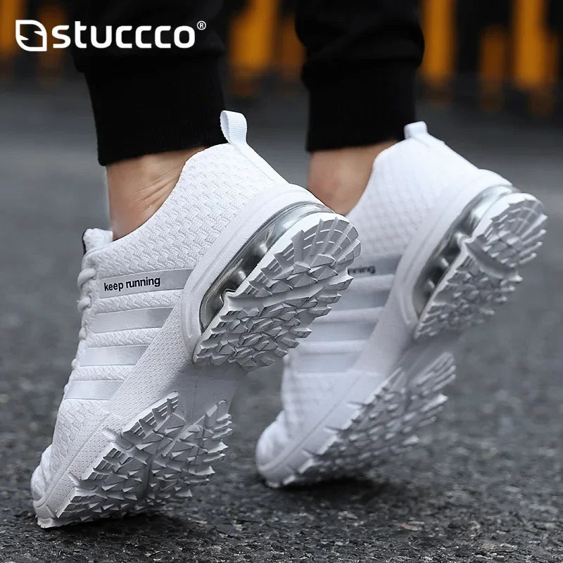 Tenis Shoes Men Breathable Hard-Wearing Slip-On Athletic