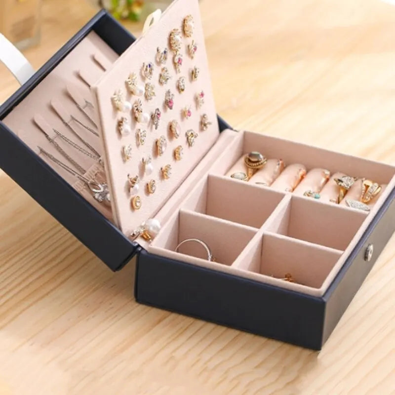 Box Travel Home Portable Jewelry Box