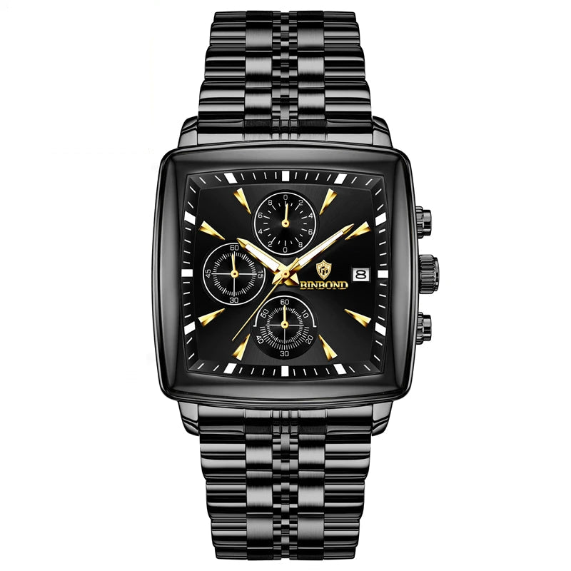 LuxeArc Square Watch