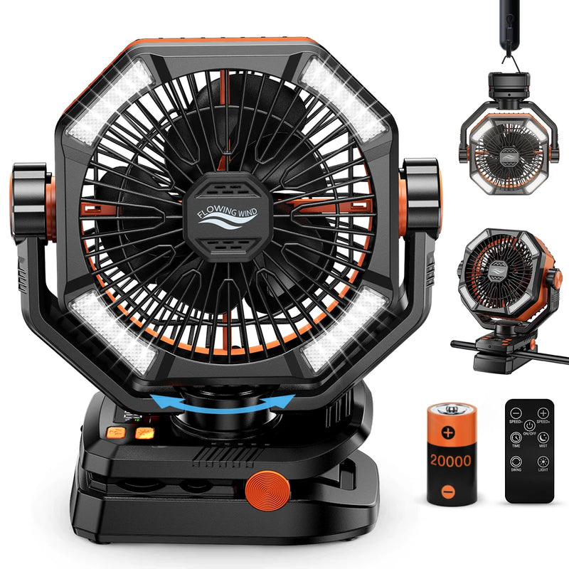 ColdSky Ventilador de acampamento