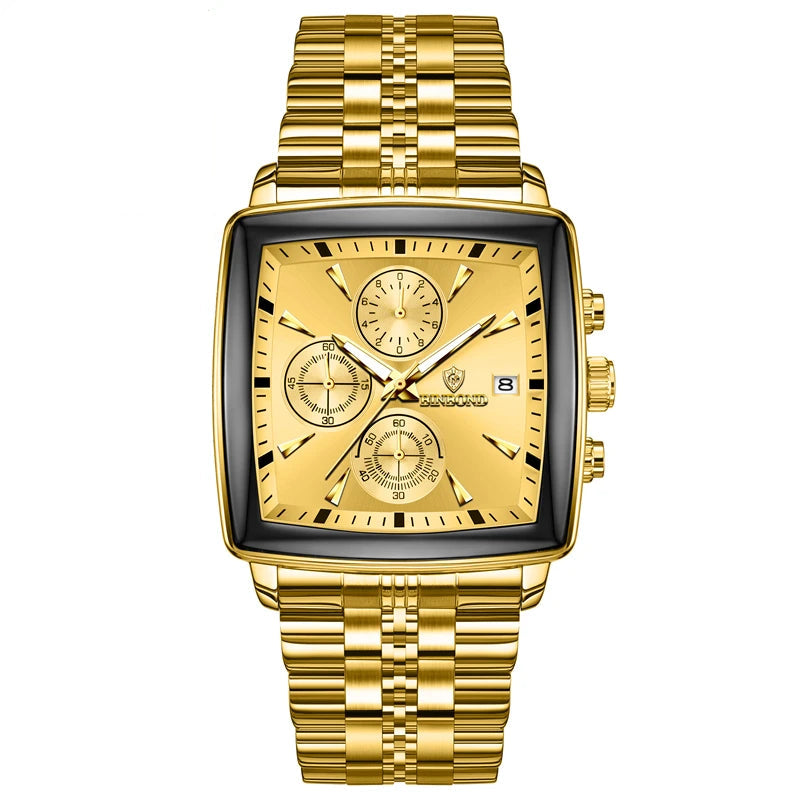 LuxeArc Square Watch