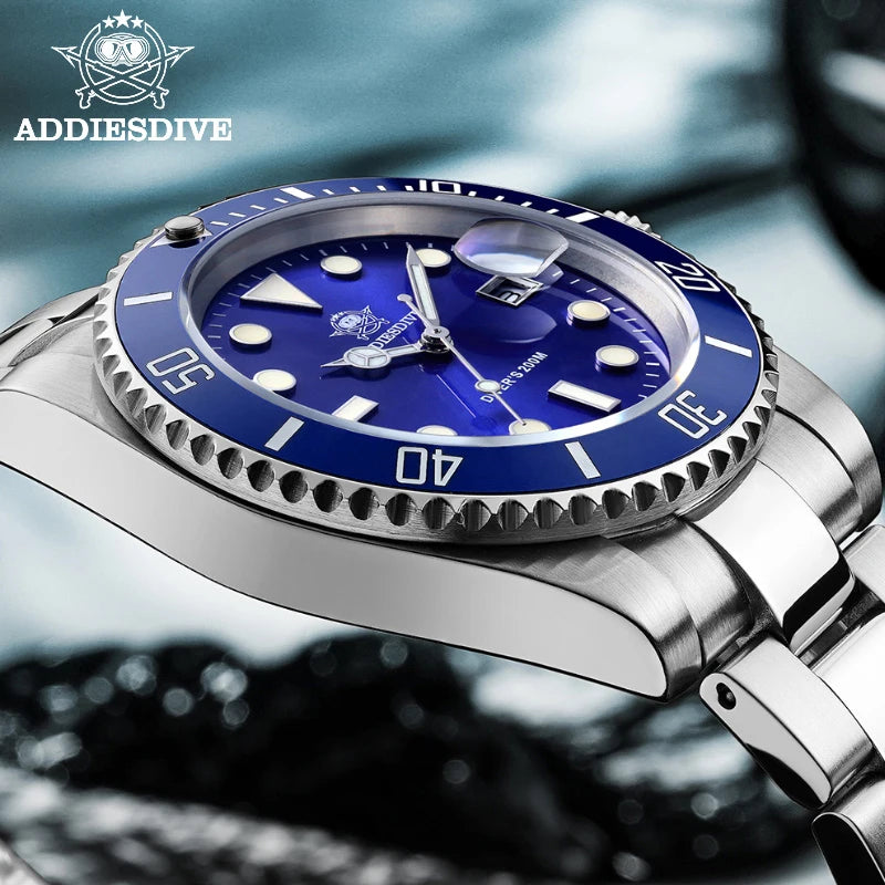 SilverEdge Stainless Steel Watch Men's