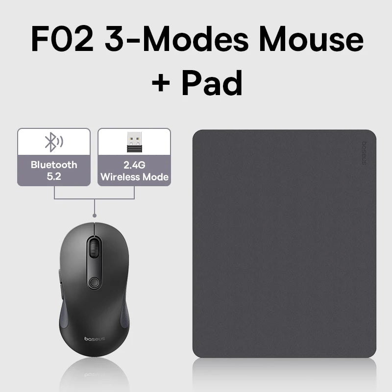 Baseus F02 Wireless Mouse Ergonomic