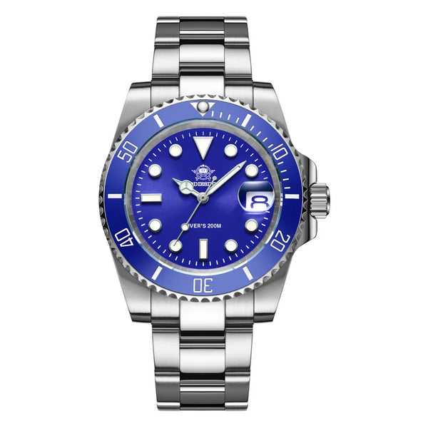 SilverEdge Stainless Steel Watch Men's