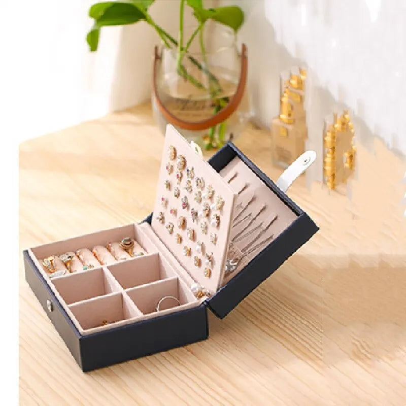 Box Travel Home Portable Jewelry Box