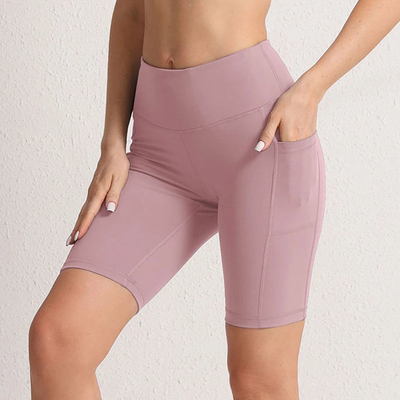 Shorts de ioga femininos