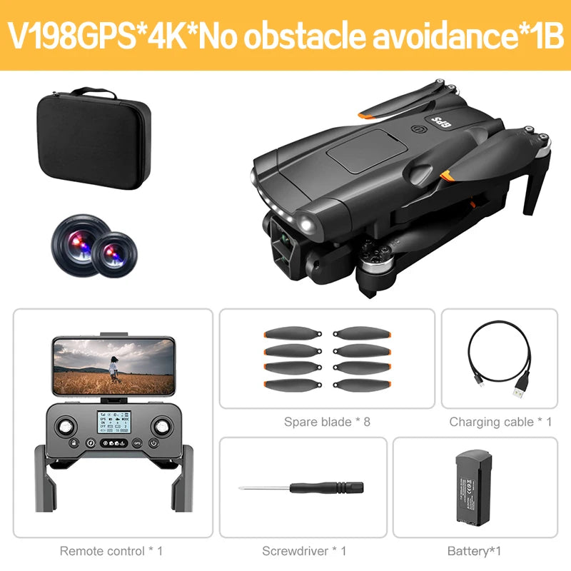 Xiaomi Mijia V198 MAX GPS Drone 8K Profesional HD Camera