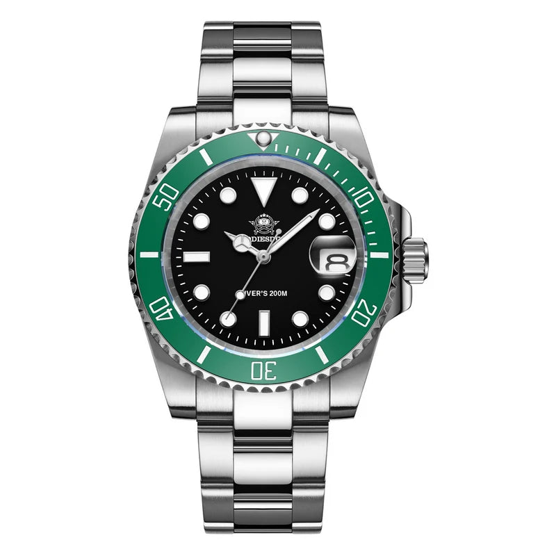 SilverEdge Stainless Steel Watch Men's