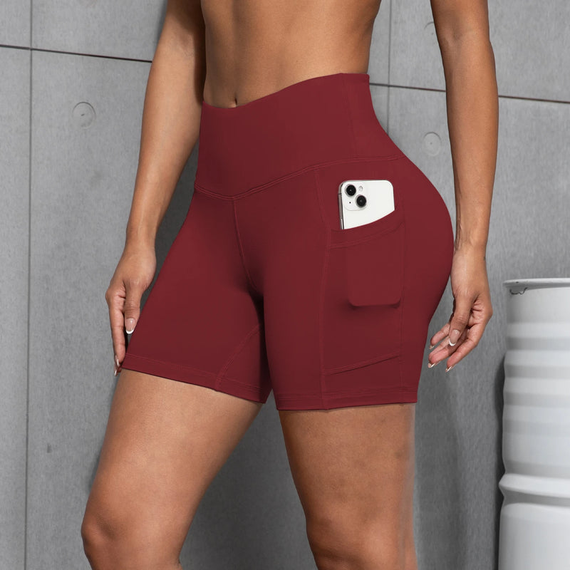 Shorts de ioga femininos