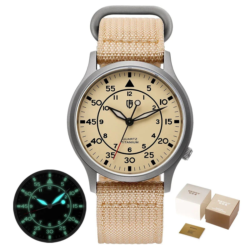 BERNY Titanium Watch for Men