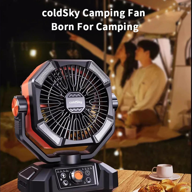 ColdSky Ventilador de acampamento