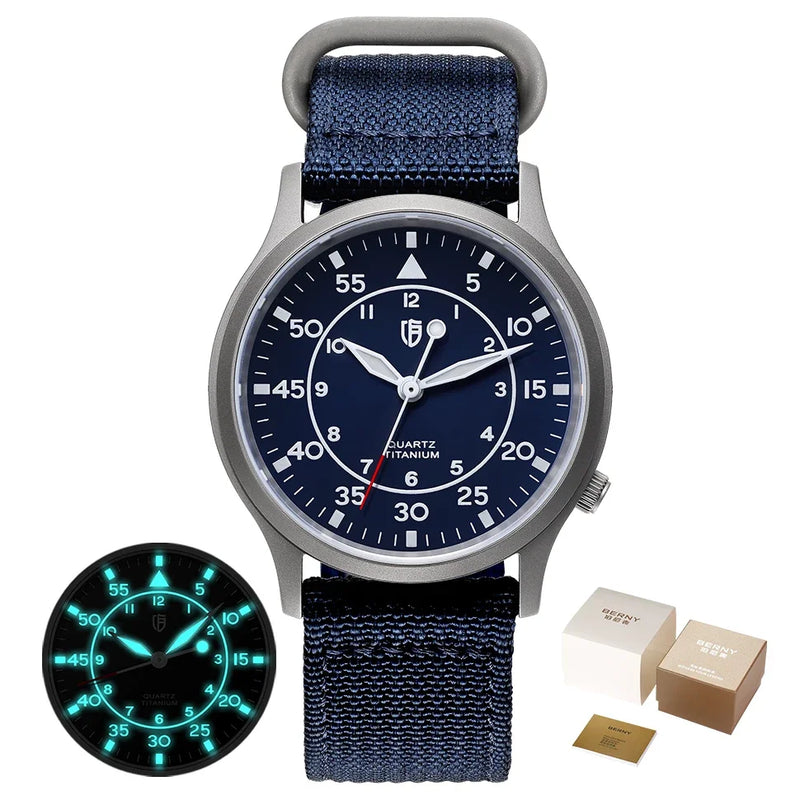 BERNY Titanium Watch for Men