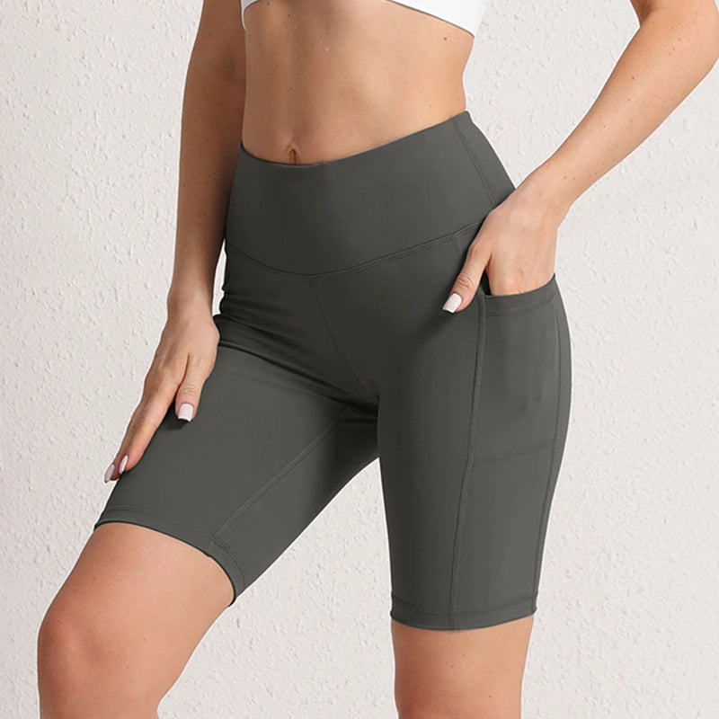 Shorts de ioga femininos