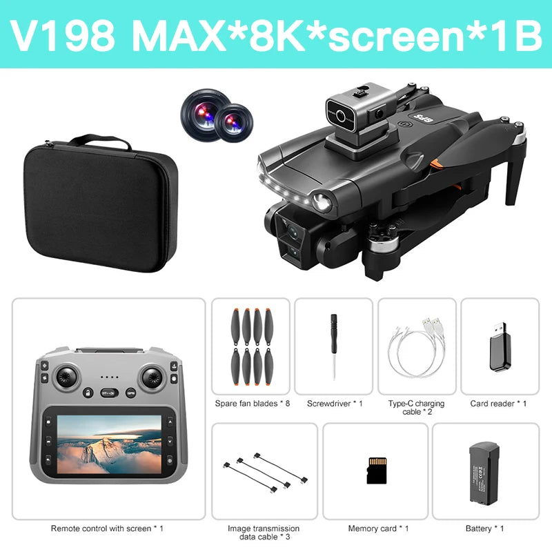 Xiaomi Mijia V198 MAX GPS Drone 8K Profesional HD Camera
