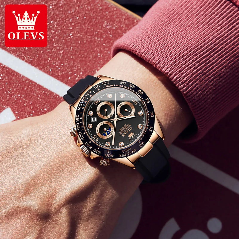 Luxury Brand Relógio Olevs