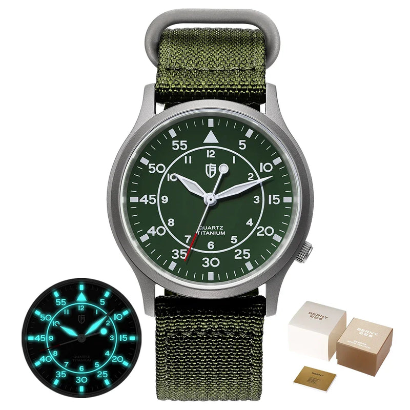 BERNY Titanium Watch for Men