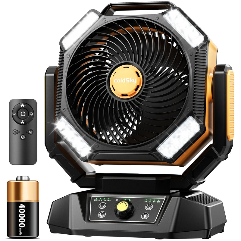 ColdSky Ventilador de acampamento