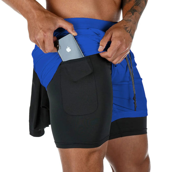 Short Dry Fit Duplo 2 em 1 Masculino