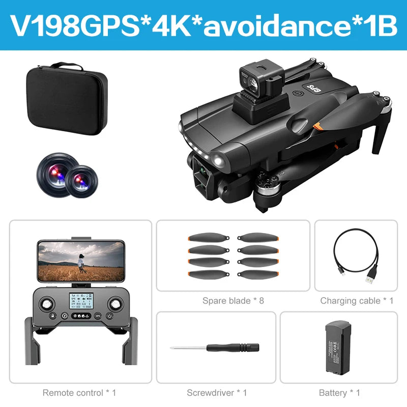 Xiaomi Mijia V198 MAX GPS Drone 8K Profesional HD Camera