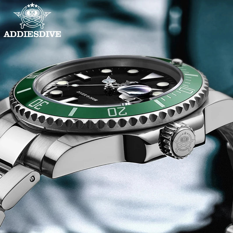 SilverEdge Stainless Steel Watch Men's