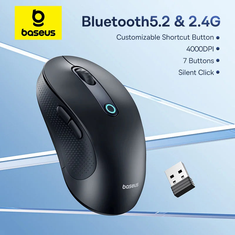 Baseus F02 Wireless Mouse Ergonomic