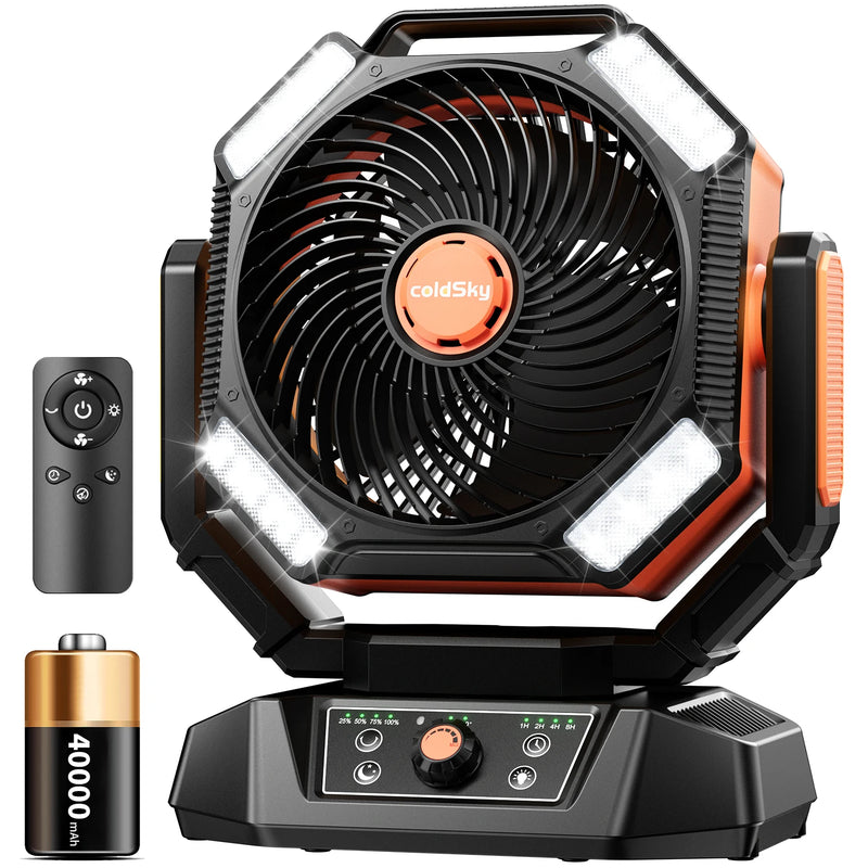 ColdSky Ventilador de acampamento
