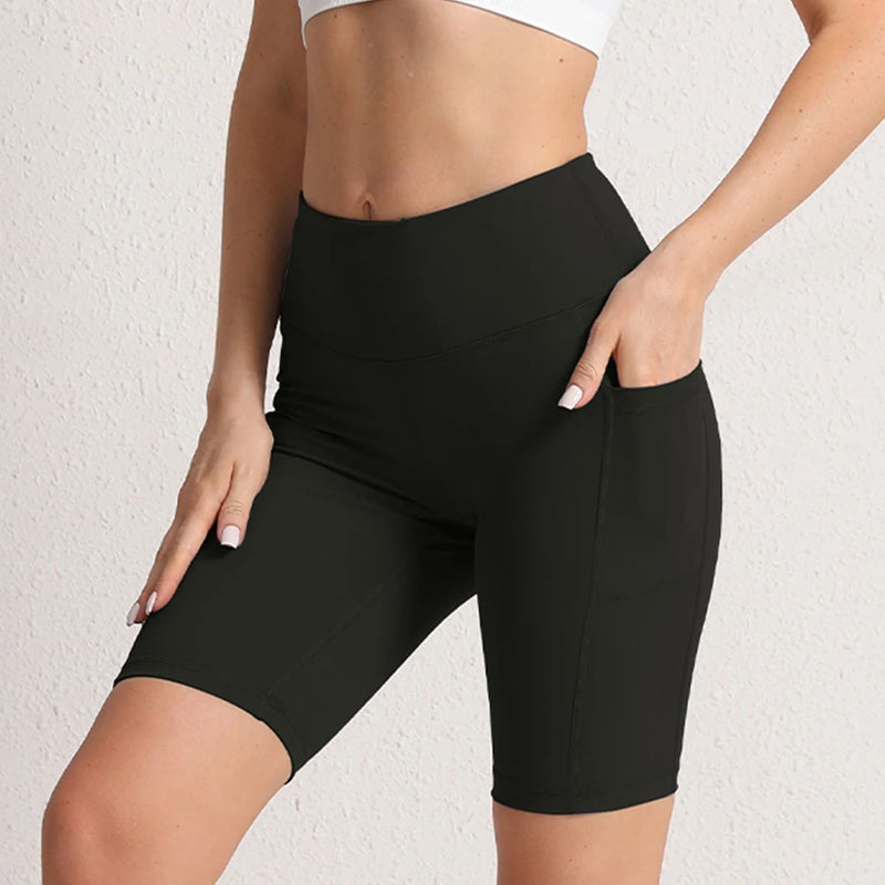 Shorts de ioga femininos