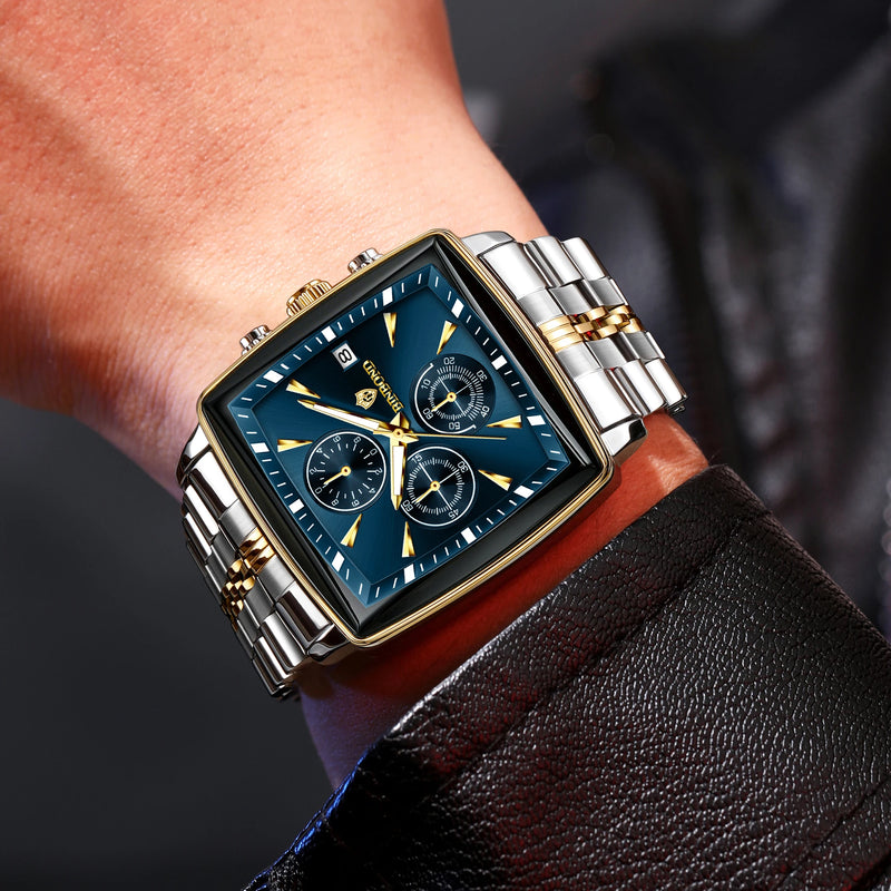 LuxeArc Square Watch