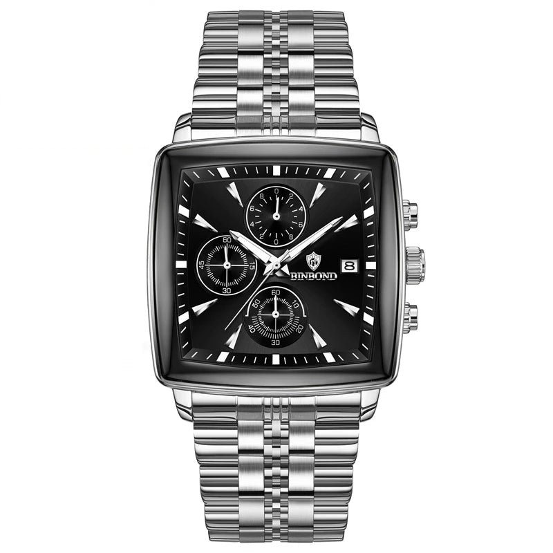 LuxeArc Square Watch