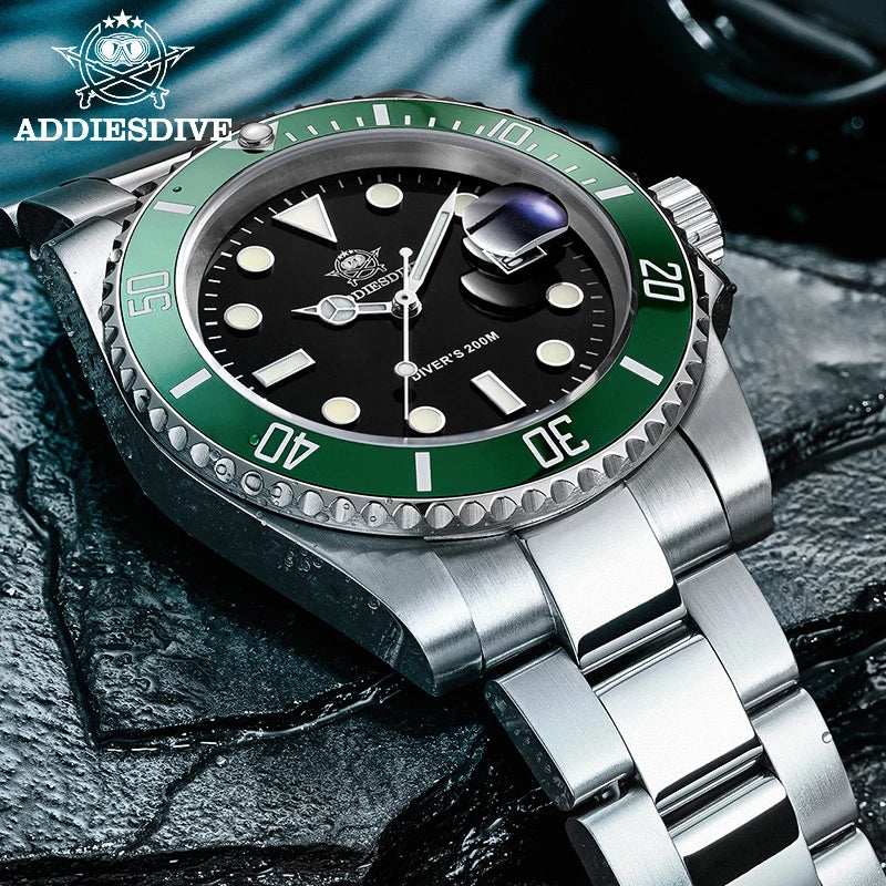 SilverEdge Stainless Steel Watch Men's