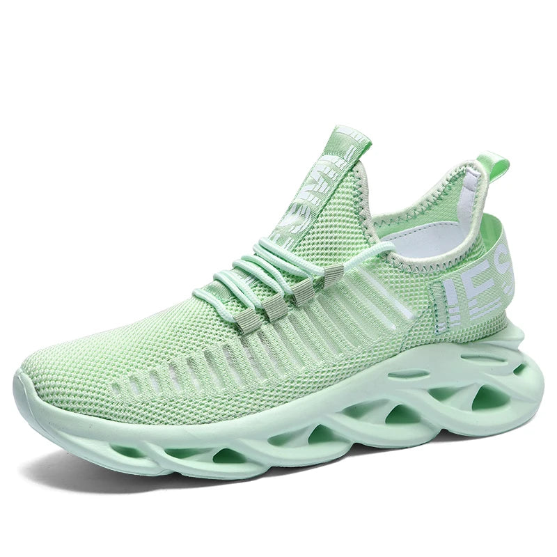Men's Running Shoes Mesh Knitted Breathable
