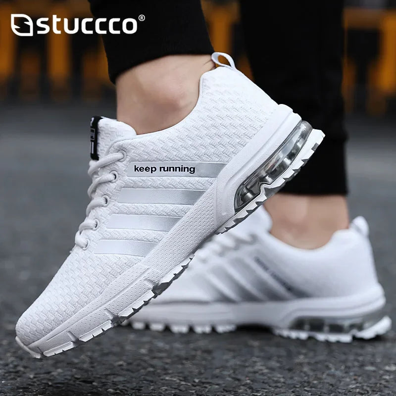 Tenis Shoes Men Breathable Hard-Wearing Slip-On Athletic