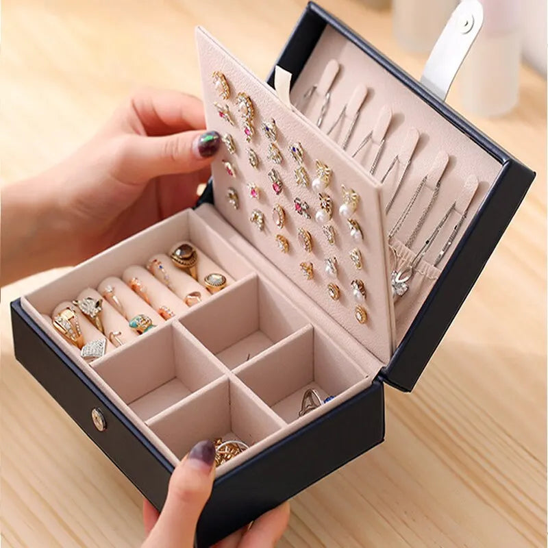 Box Travel Home Portable Jewelry Box
