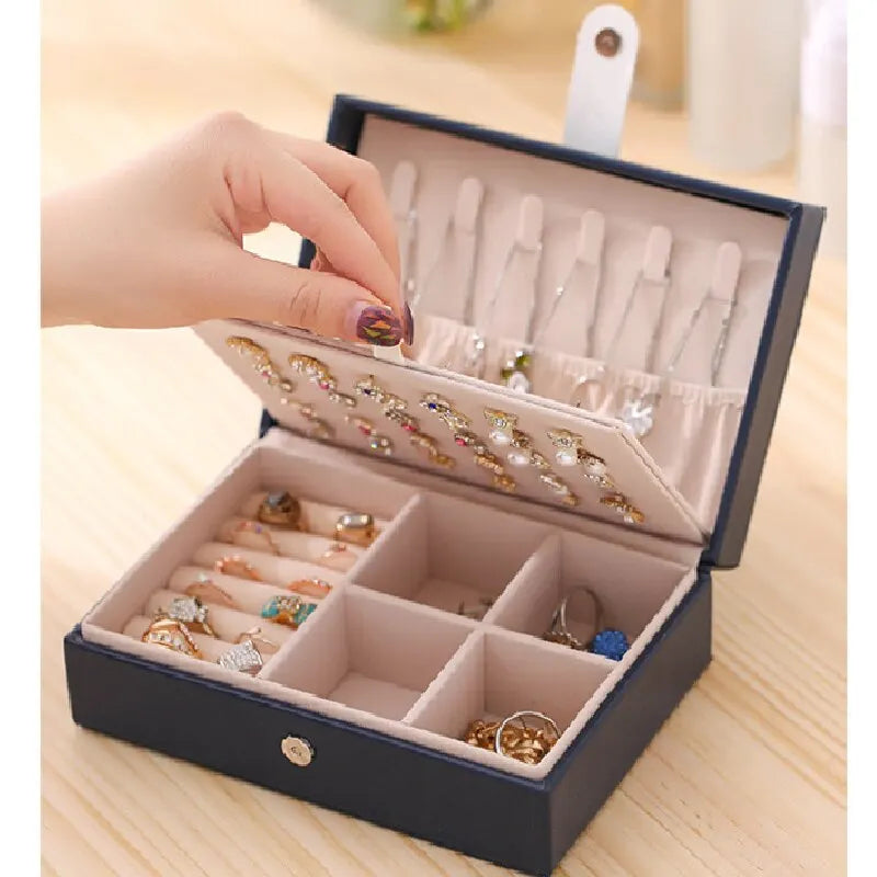 Box Travel Home Portable Jewelry Box