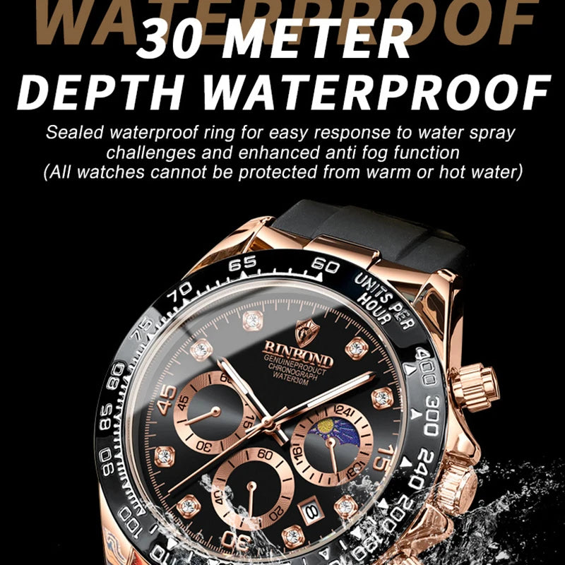 BINBONG Quartz Watch for Men