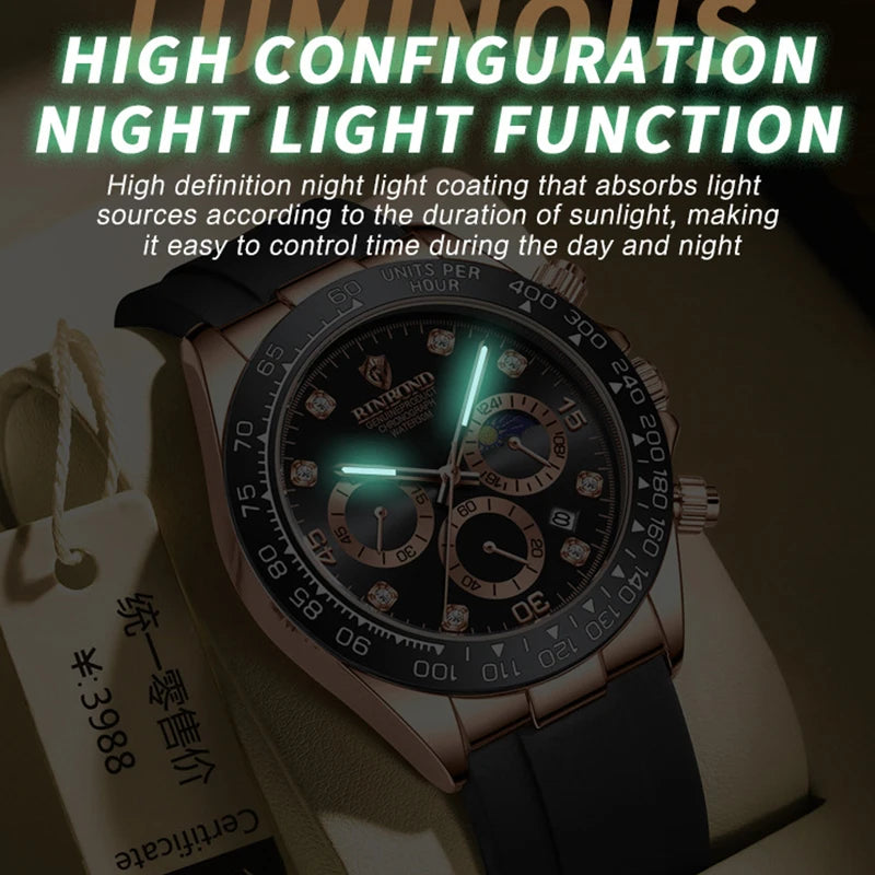BINBONG Quartz Watch for Men